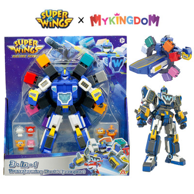 Đồ Chơi Tàu Bay Vũ Trụ Biến Hình Trạm Không Gian Đi Kèm 8 Mô Hình SUPERWINGS EU780288-A
