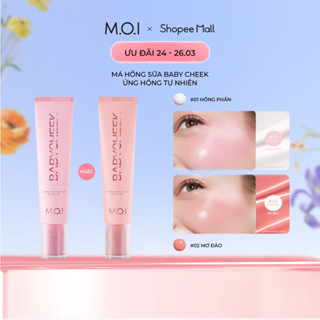 Má hồng sữa ửng hồng tự nhiên MOI Baby Cheek 14ml – Baby Cheek Hydrated Blush Ink