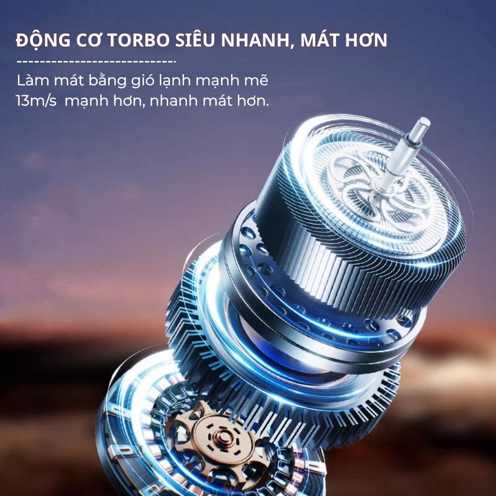 (Mẫu Mới 2026) Quạt Cầm Tay, Đeo ổ Mini Sò Lạnh 100 Cấp Độ Gió S17, Quạt Tích Điện Tốc Độ Cao Sạc Di Động Pin 5000mah.. | BigBuy360 - bigbuy360.vn
