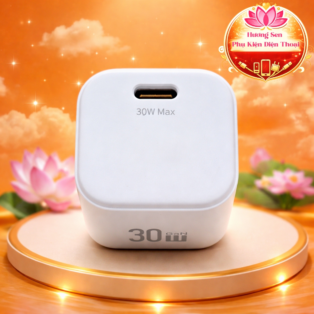 Củ sạc USAMS CC269 30W (GaN Mini Fast Charger)
