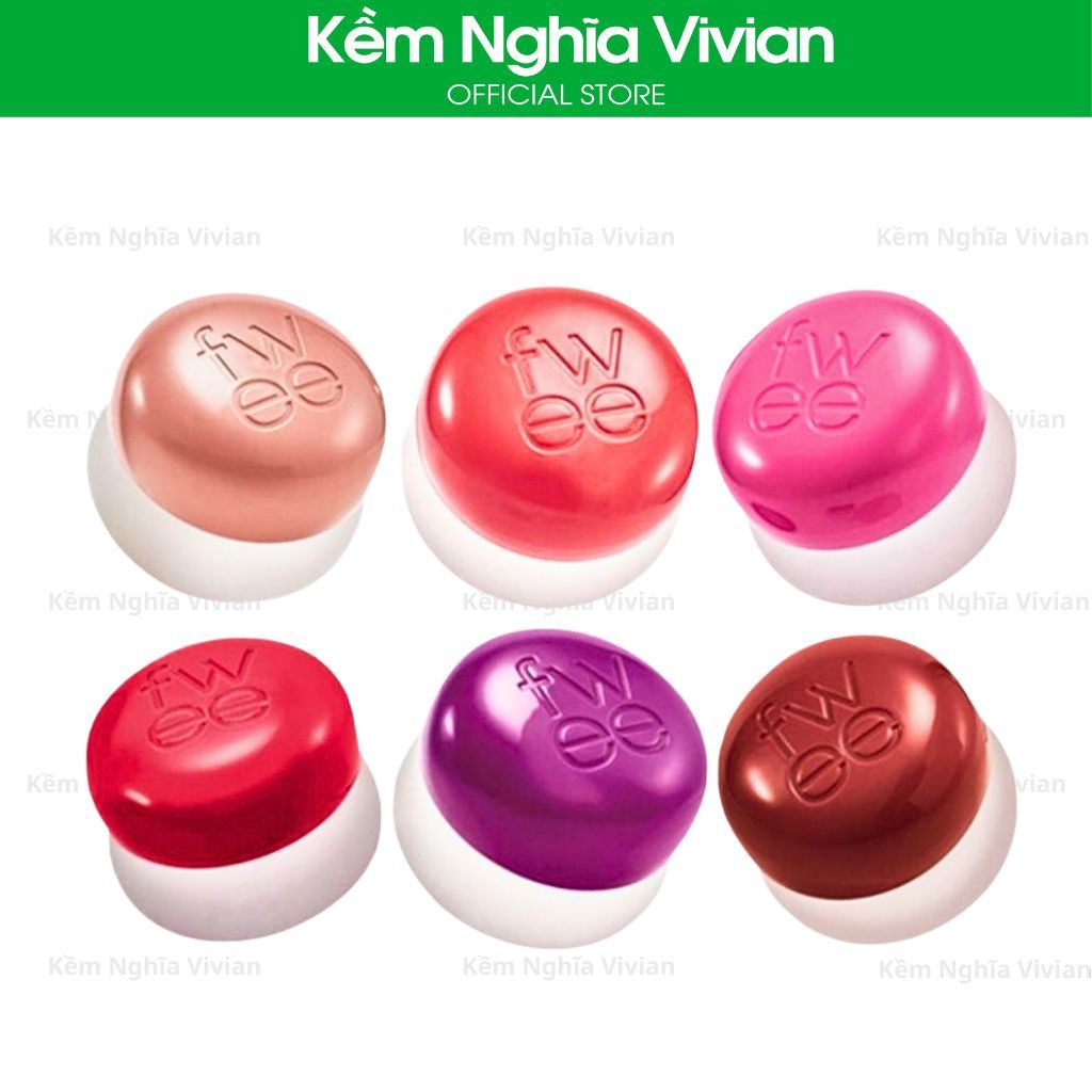 Son kem bùn và má hồng Fwee Blurry Pudding Pot