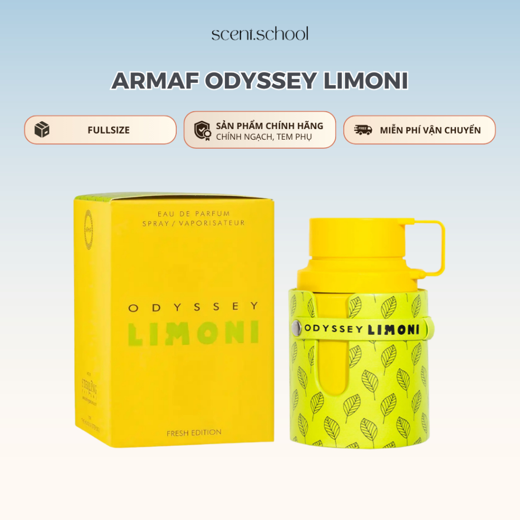 Nước hoa Fullseal Odyssey Limoni | Nước hoa Unisex | Scent.school Perfume