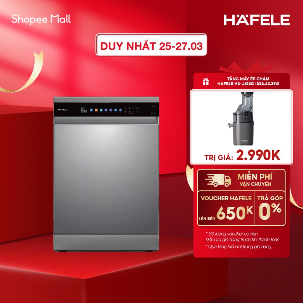 Máy rửa chén Hafele HDW-F6053S 535.29.702