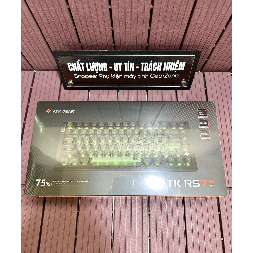 Bàn phím từ tính Gaming ATK RS7 Air Esports Hall Effect Keyboard