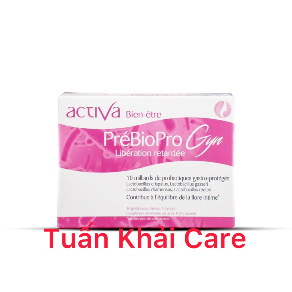 Men vi sinh ACTIVA PREBIOPRO GYN 10 tỷ lợi khuẩn Hộp 30 viên