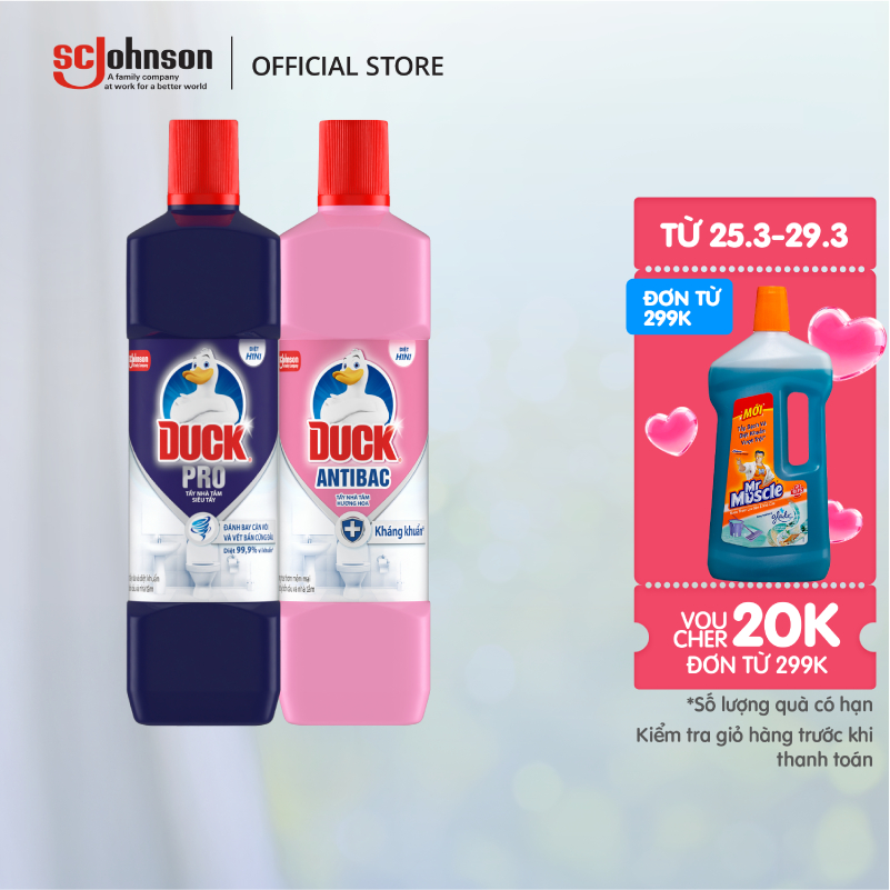 DUCK Nước Tẩy Nhà Tắm Diệt Khuẩn Tẩy Sạch Vết Bẩn Diệt 99,9% Vi Khuẩn, Tẩy Sạch Vết Bẩn 900ml