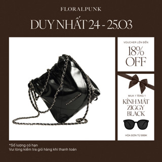 Túi xách Floralpunk Brooklyn Mini Shopper - Black