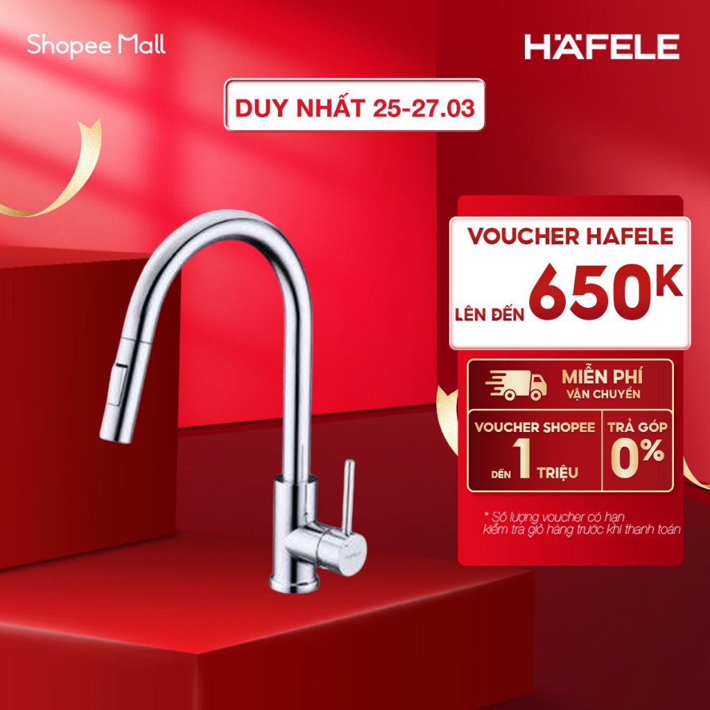 Vòi bếp Hafele HT21-CH1P287 577.55.230