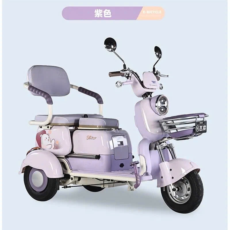 Xe điện 3 bánh với 2 chỗ ngồi thoải mái, cho người lớn 600W và 800W