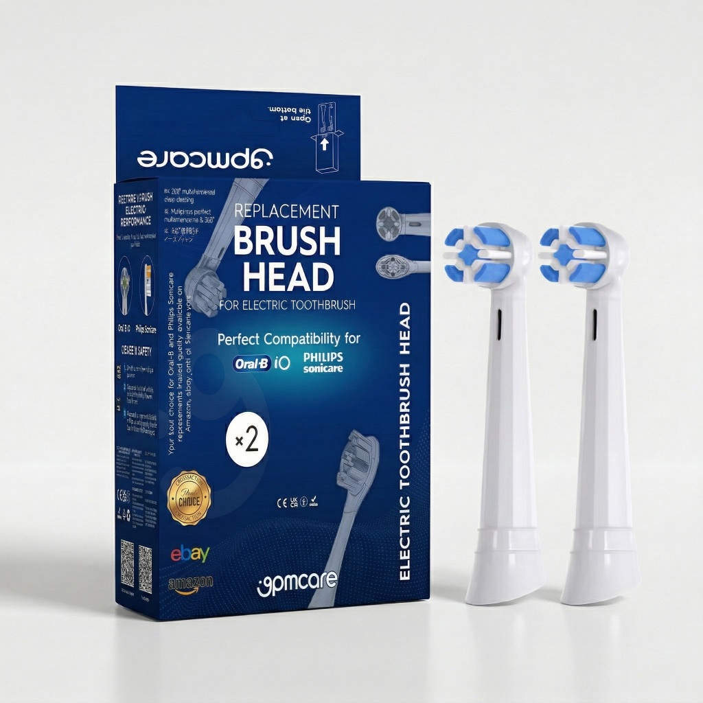 Đầu bàn chải điện thay thế 9pmcare iO tương thích với Oral-B iO Series (Hộp 2 cái)
