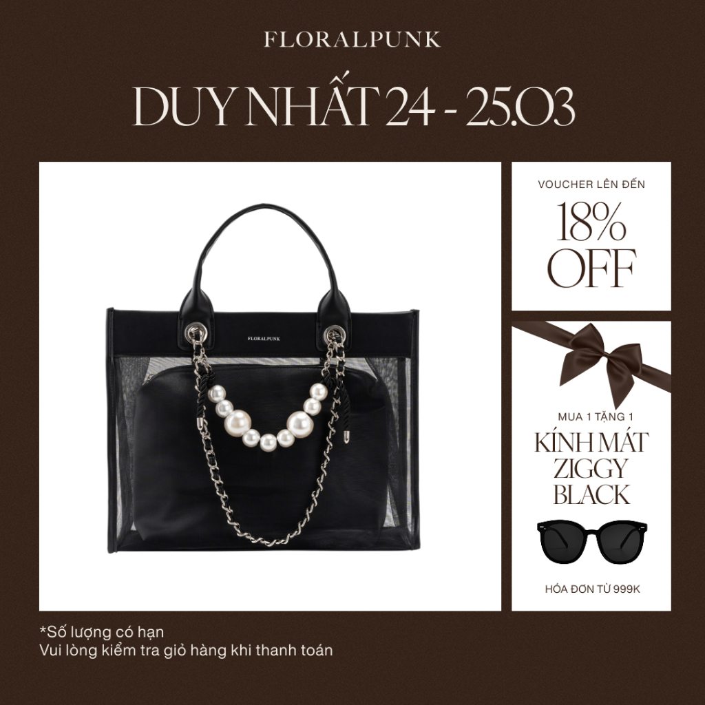 Túi Xách Floralpunk Downtown Shopper - Small