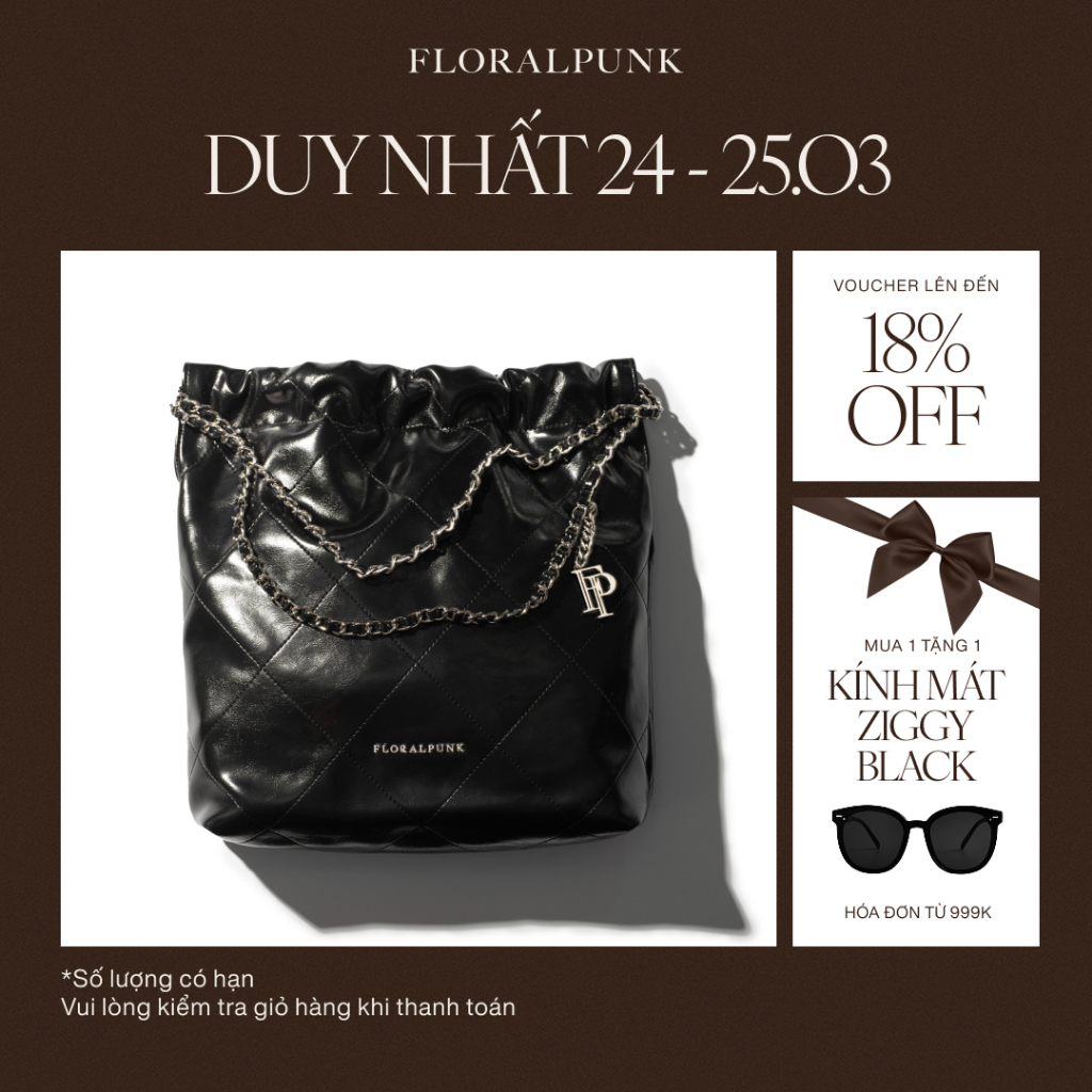 Túi xách Floralpunk Brooklyn Shopper - Quilted