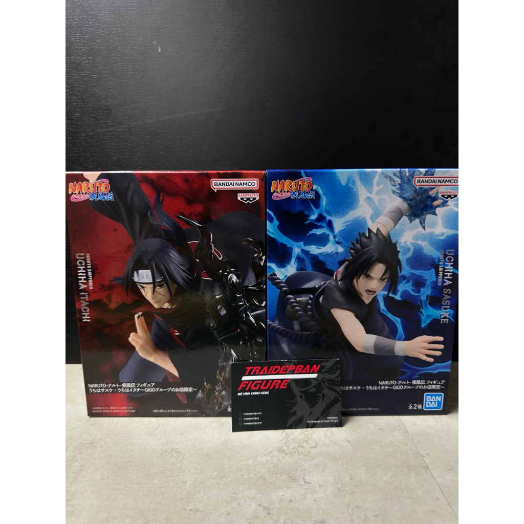 Mô Hình Itachi & Sasuke-GIGO- Mô Hình Naruto Chính Hãng