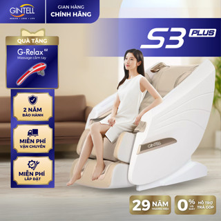 Ghế Massage Toàn Thân GINTELL S3 PLUS | 24 Tháng Bảo Hành Chính Hãng