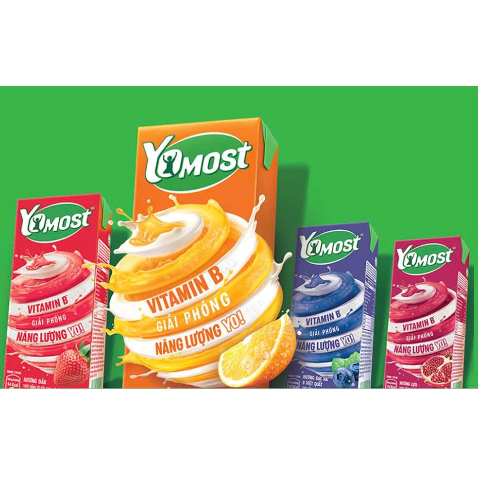 Thùng sữa chua uống Yomost 48 hộp x170ml