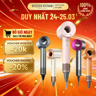 Máy Sấy Tóc Ion Âm Nóng Lạnh Wisezen Nóng lạnh 2 chiều chăm sóc tóc Công suất 1400W Bảo hành 12 tháng