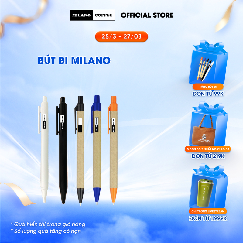 Bút bi cao cấp Milano Coffee (1 cây)