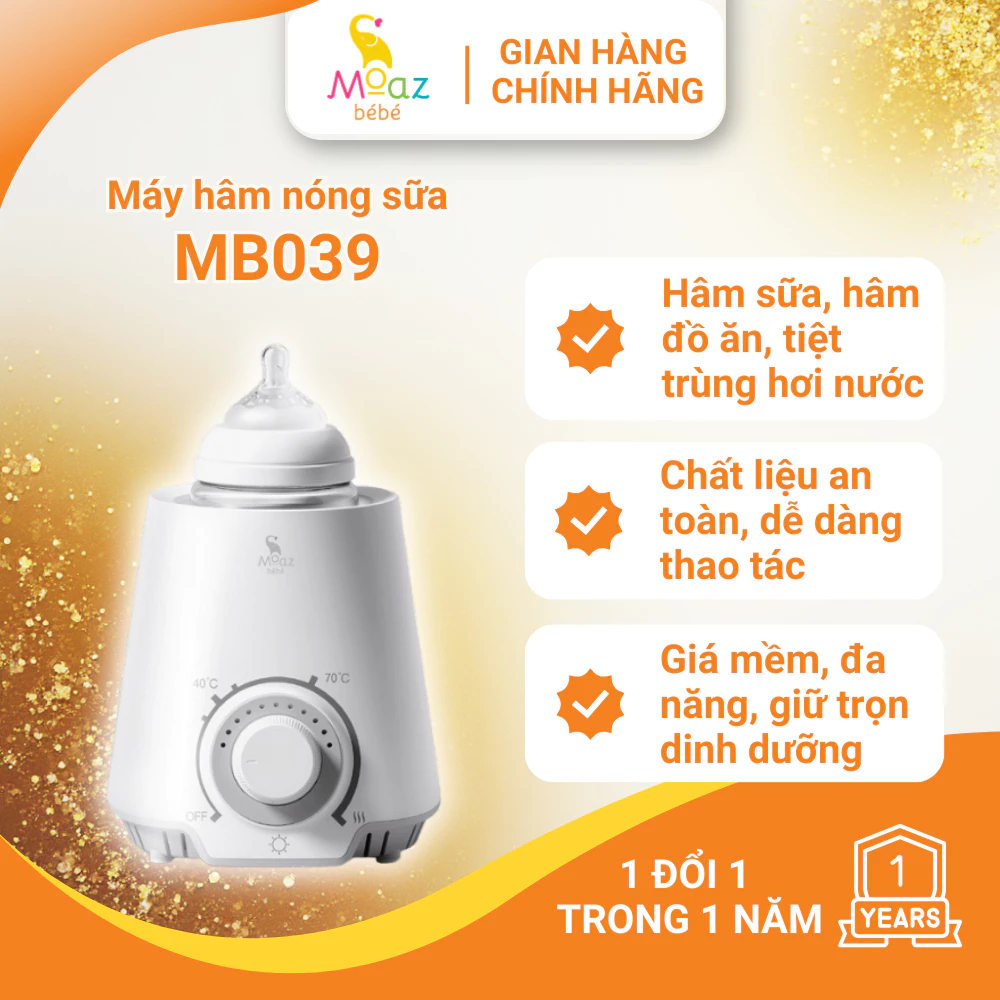 MB-039. Máy hâm sữa Moaz BéBé MB039