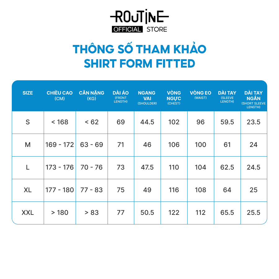 [🔥HOT] Áo Sơ Mi Tay Dài Nam Coffee Form Fitted - Routine 10S26SHL055 | BigBuy360 - bigbuy360.vn