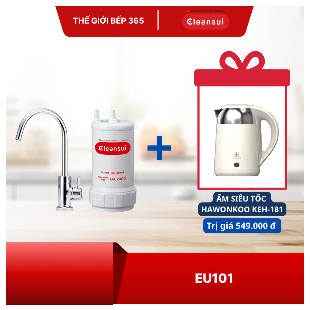 Máy Lọc Nước MITSUBISHI CLEANSUI EU101 – Giải Pháp Nước Sạch An Toàn Cho Gia Đình