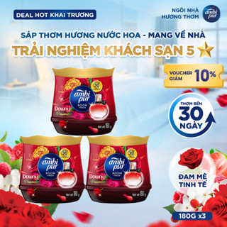 [HỎA TỐC 2-4H] COMBO 3 Sáp Thơm AMBI PUR Hương Đam Mê 180G - sáp thơm phòng ngủ, nhà vệ sinh, phòng khách, bếp