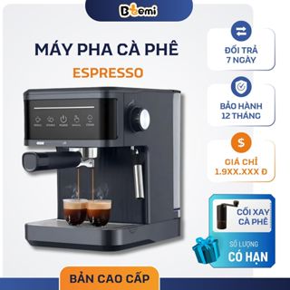 Máy Pha Cà Phê Espresso 20 BAR, Máy Pha Cà Phê Mini Cao Cấp Tự Động Tạo Bọt Sữa, Dùng Cho Gia Đình Văn Phòng