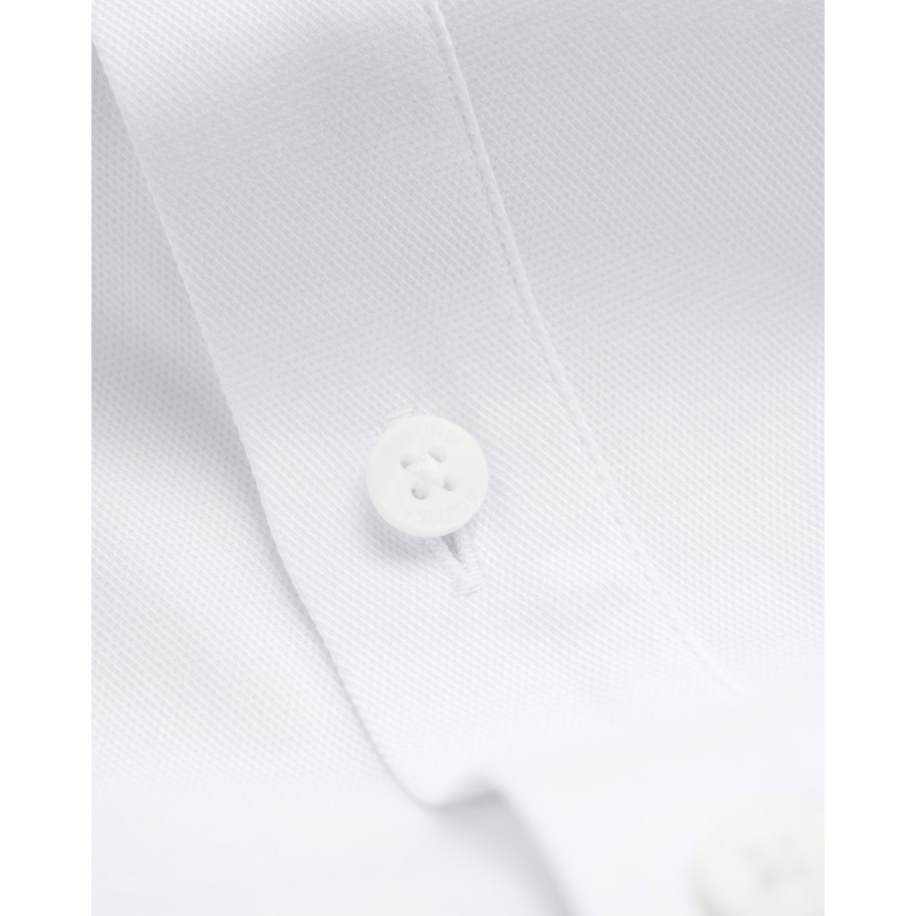 [🔥HOT] Áo Sơ Mi Nam Công Sở Tay Dài Trắng Trơn Form Fitted - Routine 10S26SHL054 | BigBuy360 - bigbuy360.vn
