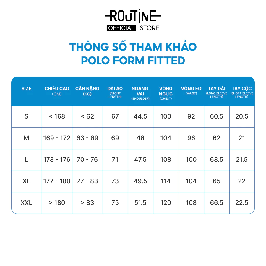 [🔥HOT] Áo Polo Trơn Tay Ngắn Co Giãn Thoáng Mát Form Fitted - Routine 10S26POL032 | BigBuy360 - bigbuy360.vn