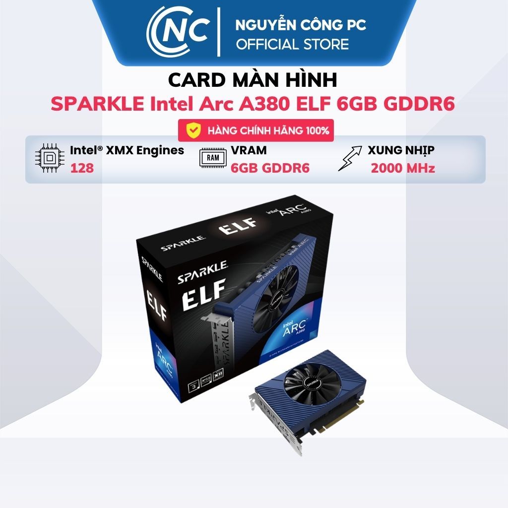 Card Màn Hình SPARKLE Intel Arc A380 ELF 6GB GDDR6