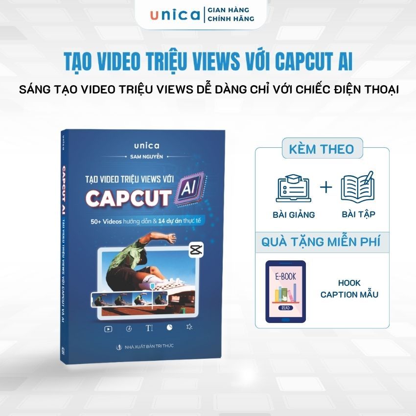 Sách Tạo video triệu views với Capcut AI