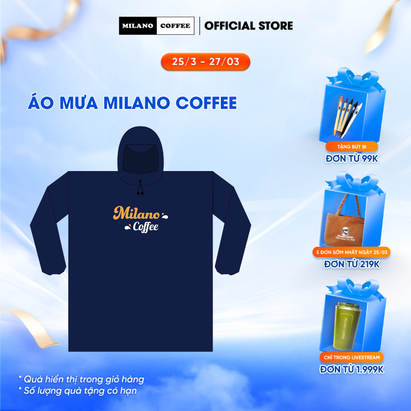 Áo mưa tiện lợi MILANO COFFEE
