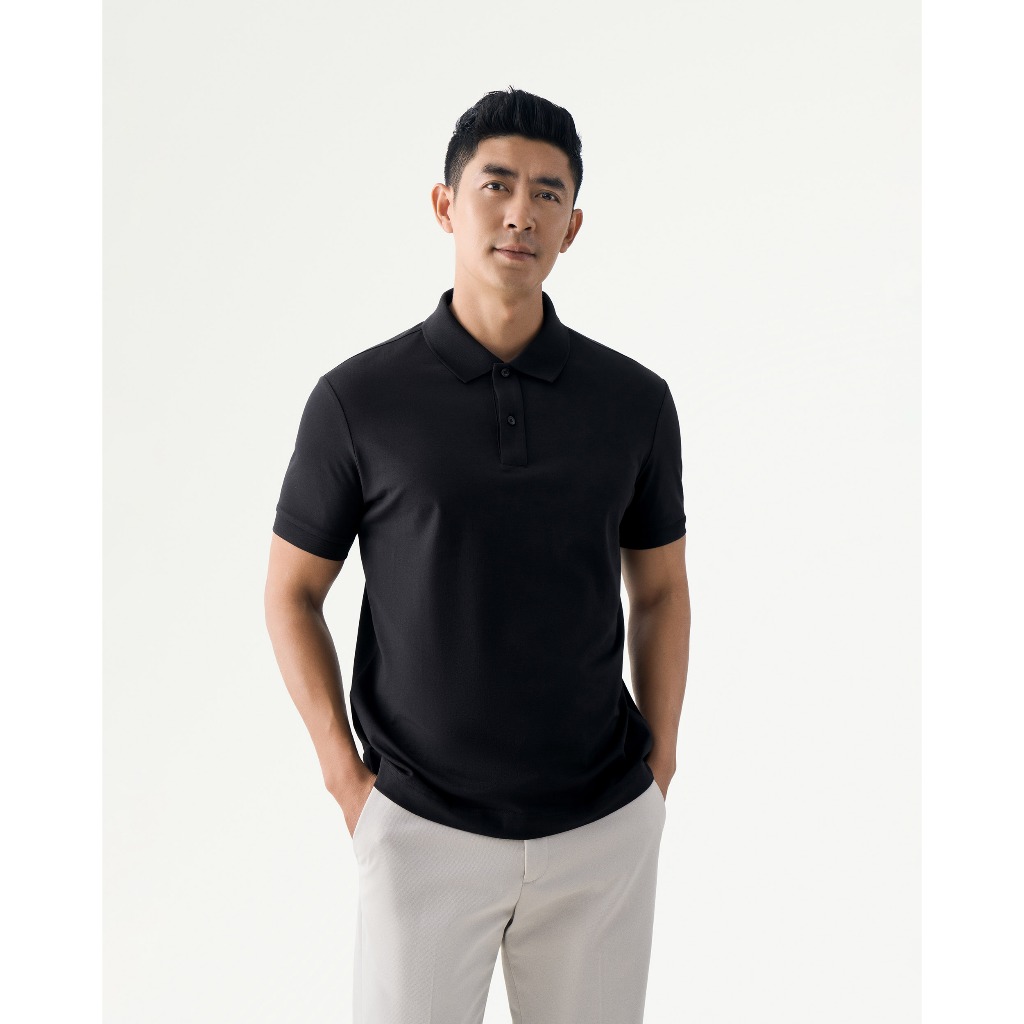 [🔥HOT] Áo Polo Trơn Tay Ngắn Co Giãn Thoáng Mát Form Fitted - Routine 10S26POL032 | BigBuy360 - bigbuy360.vn