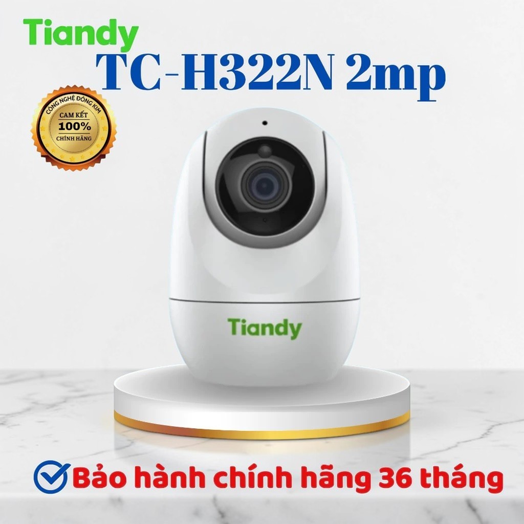 Camera Wifi TIANDY TC- H332N / H342N Xoay 360°, 3MP/4MP, Có Mic, Đàm Thoại 2 Chiều, Theo Dõi Chuyển 