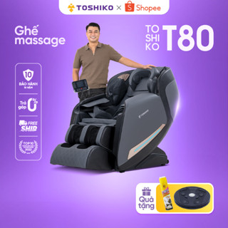 Ghế massage trị liệu toàn thân Toshiko T80 mát xa chuyên sâu vai cổ gáy, bảo hành tại nhà