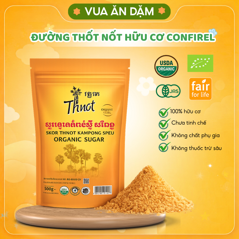 Đường Thốt Nốt Hữu Cơ Confirel