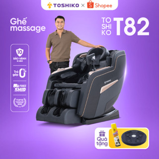 Ghế massage toàn thân Toshiko T82 công nghệ con lăn 3D toàn thân hiện đại