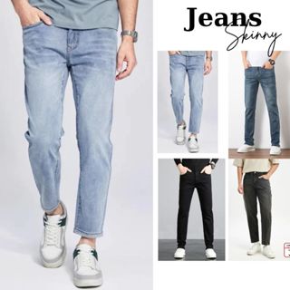 Quần jeans nam skinny dáng ôm FABUMAN form slimfit bò co giãn không phai 4 chiều basic bigiszie