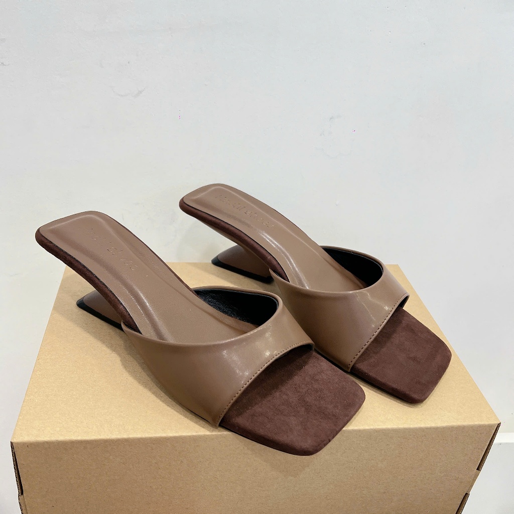 Guốc nữ quai cong E80 fulbox - HACHI SHOES