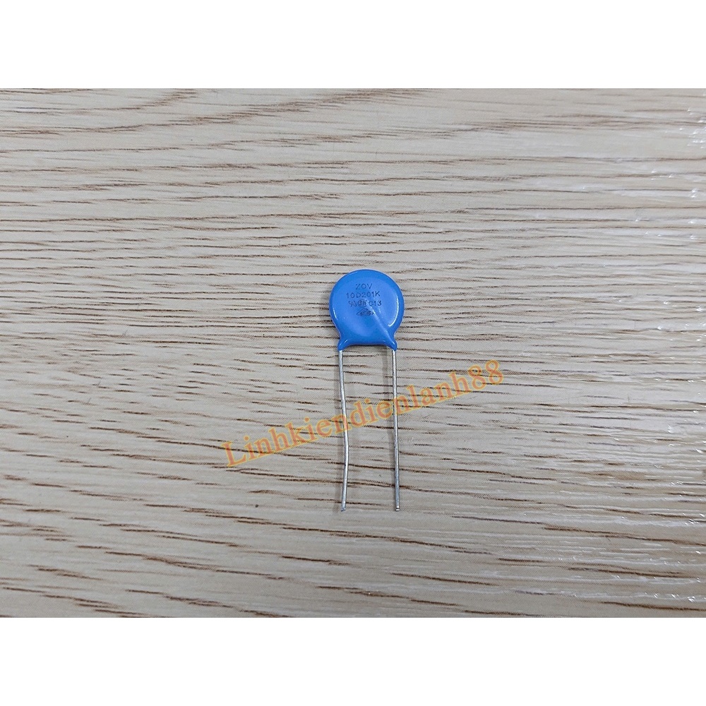 (10 cái) Tụ Bảo Vệ Quá Áp, Tụ Nổ 100v 110v 10D201K mới 100% ( tụ bảo vệ máy nhật bãi điện 100v )