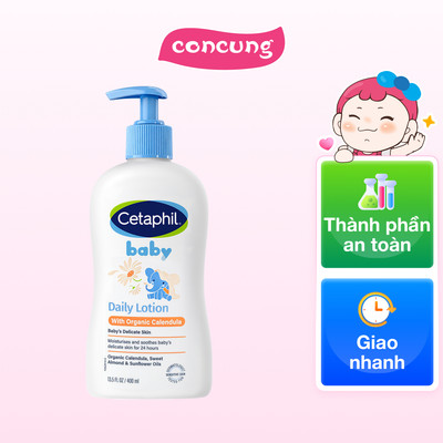 Sữa dưỡng da trẻ em tinh chất hoa cúc (Cetaphil Baby Daily Lotion) 400ml