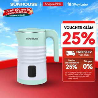 [Mẫu mới] Ấm siêu tốc 1.8L Sunhouse SHD1357 - Bộ điều khiển cao cấp – Thân ấm 2 lớp chống bỏng – 1500W