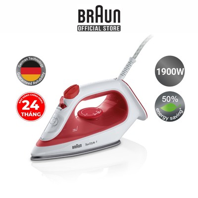 Bàn là hơi nước Braun SI1019RD, Hàng chính hãng bảo hành 24 tháng.