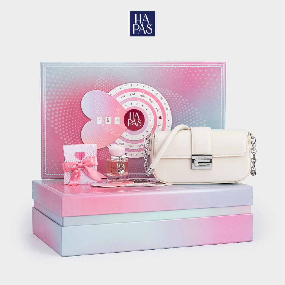 Bộ Quà Tặng Túi Xách "Dịu Dàng" HAPAS 2026 - Món Quà Valentine 14/2 Tinh Tế
