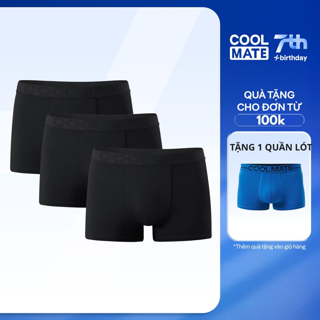 Combo 3 Quần Lót Nam Trunk Lenzing Modal II Coolmate Outlet