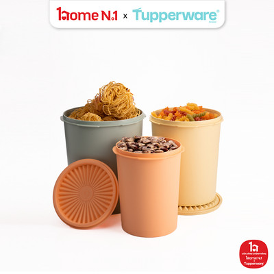 [RT] Bộ 3 Hộp Đựng Thực Phẩm Tupperware Decorator 2.7L, 1.8L 1.2L
