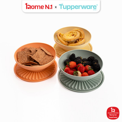 [RT] Bộ 3 Hộp Đựng Thực Phẩm Tupperware Trữ Khô Và Mát Heritage Small 600ml
