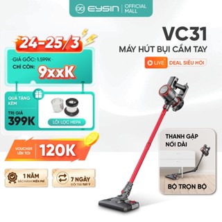 Máy Hút Bụi Có Dây EYSIN VC31 Lực Hút 26000PA Công Suất 600W Tiếng Ồn Thấp Thanh Gập Nối Dài