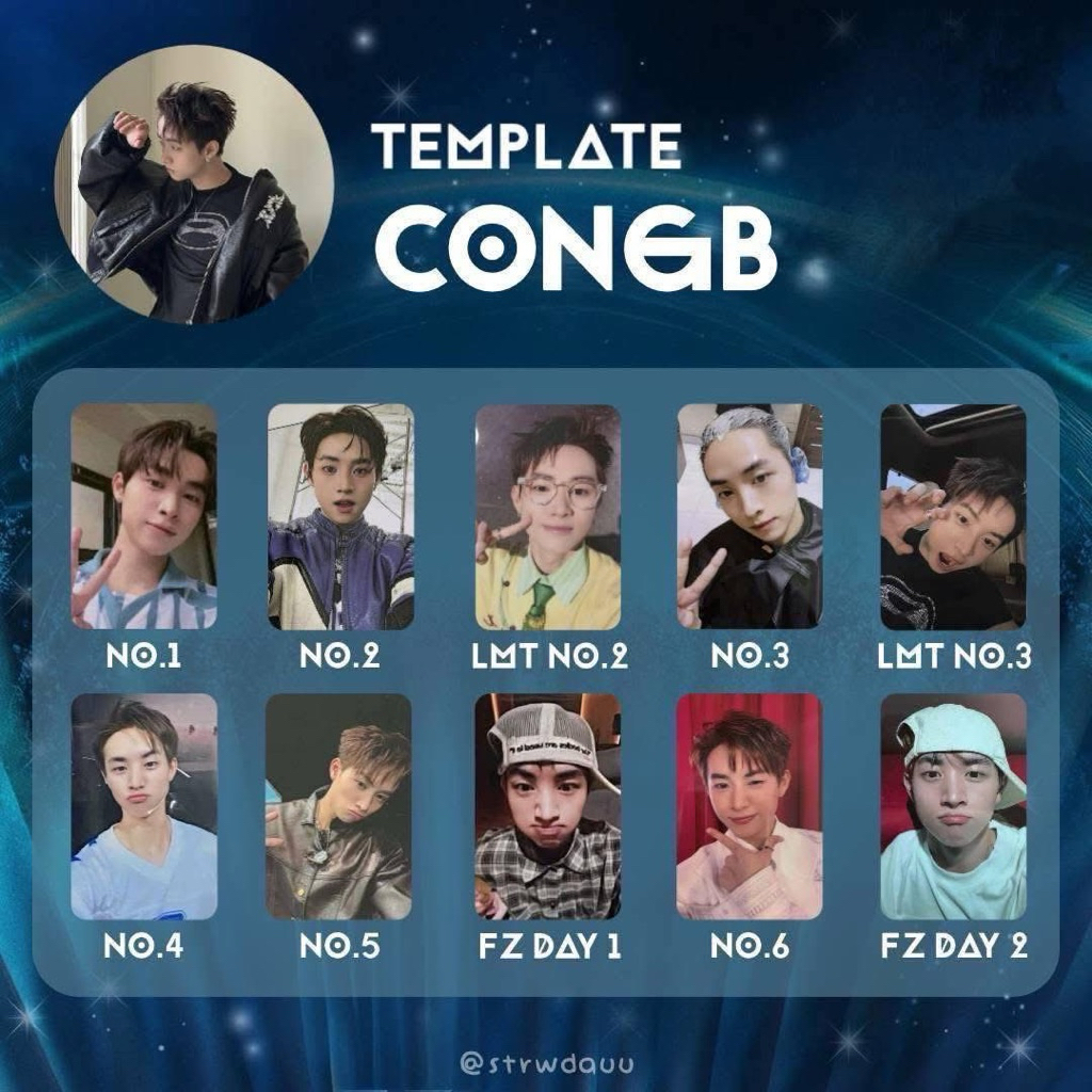 Card CongB, CONGBDAY, Lyric ver2