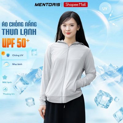 Áo Chống Nắng Nữ Bigsize MENTORIS, Vải Thun Lạnh Cao Cấp Đạt UPF50+ Thiết Kế Thời Trang MCCN25S001