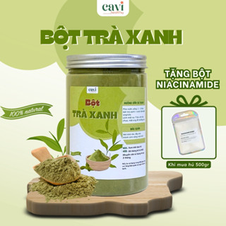 Bột Trà Xanh Nguyên Chất, Làm Bánh, Làm Mặt Nạ, Hỗ Trợ Giảm Mụn, Mờ Thâm